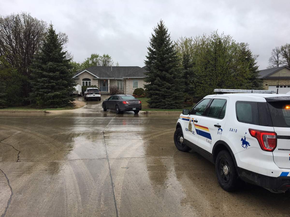 Police on scene at Rosedale Avenue on Friday afternoon. 
