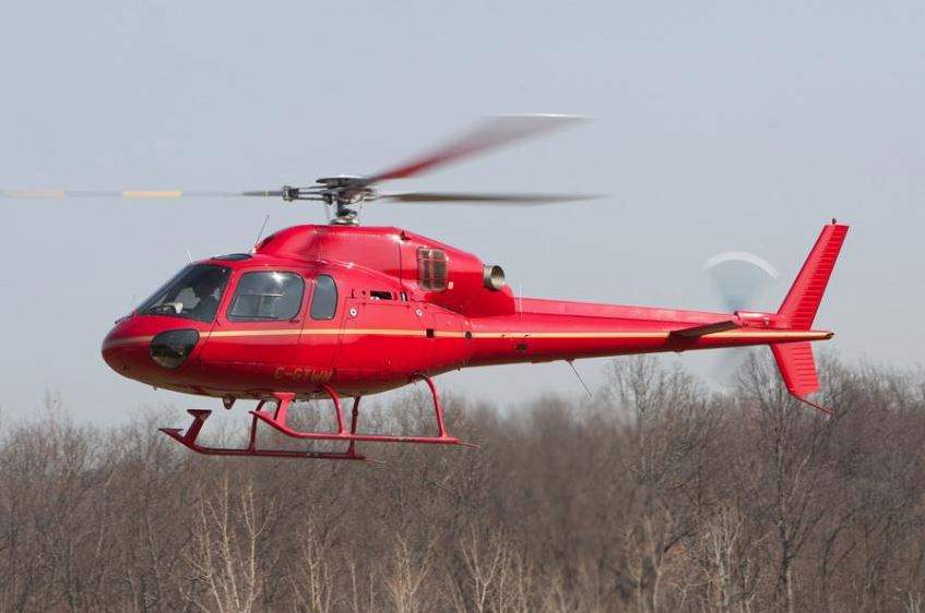The downed helicopter was a Eurostar AS-355, similar to this one. 