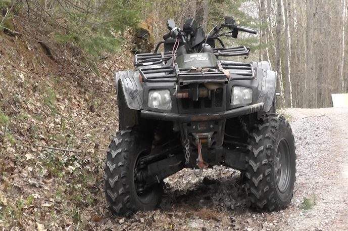 A man was airlifted to Toronto following an ATV crash in Norland, Ont., on Friday morning.