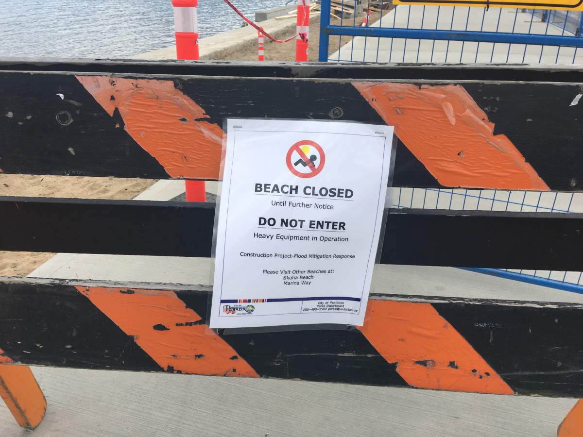 Popular Penticton beach closed heading into May long weekend - image