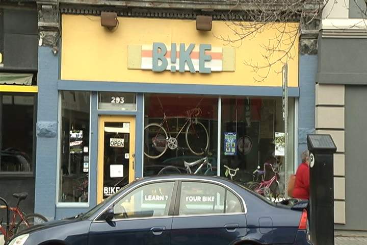 An arrest has been made into a break and enter and vandalism to B!KE on George Street in Peterborough.