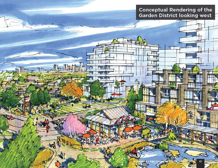 Conceptual rendering of the Bonnie Doon redevelopment plan.