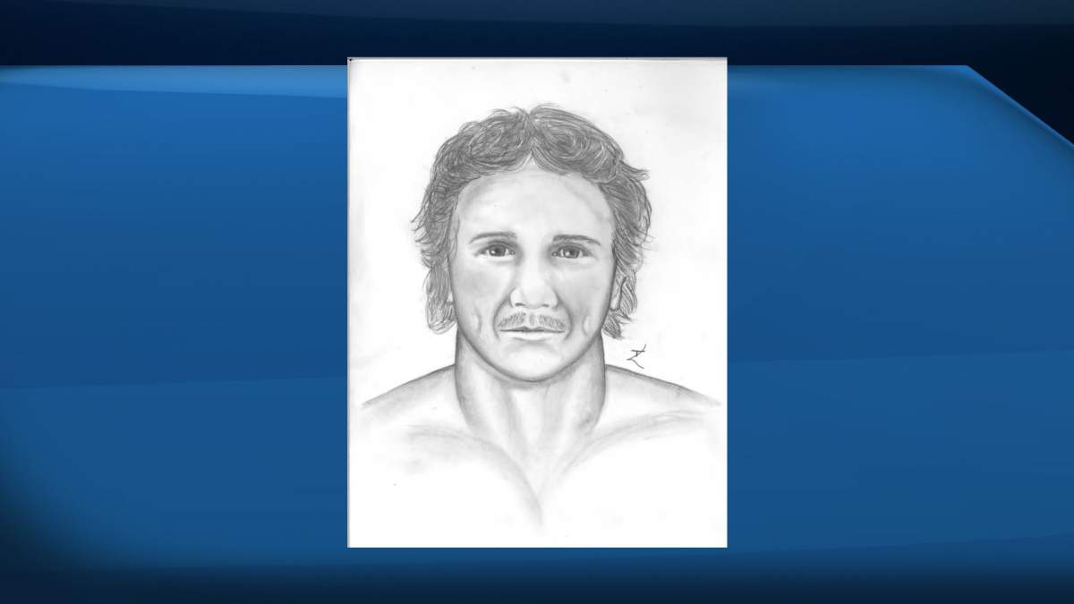 Calgary police composite sketch of a suspect after a woman reported being sexually assaulted on a trail in the city.