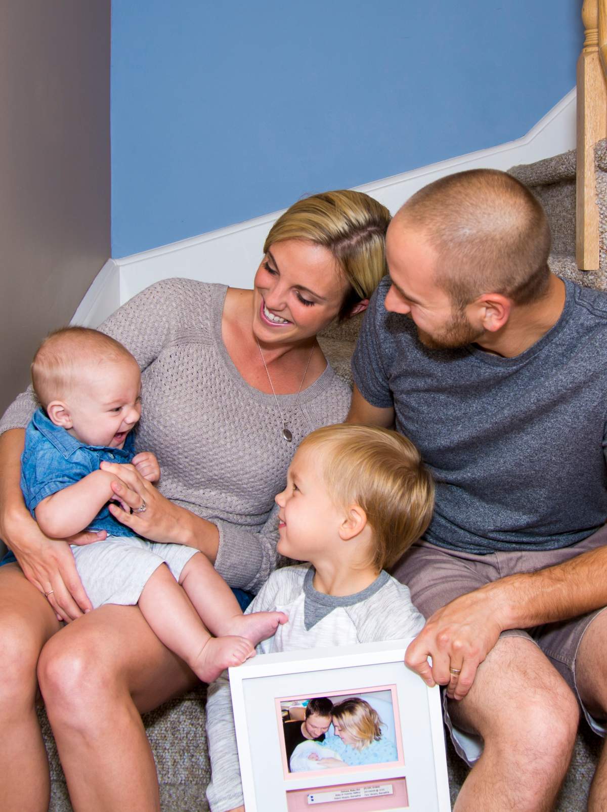 The Holmes family (From left, Mackenzie, Mallory, Dave, Keenan, Charlee)