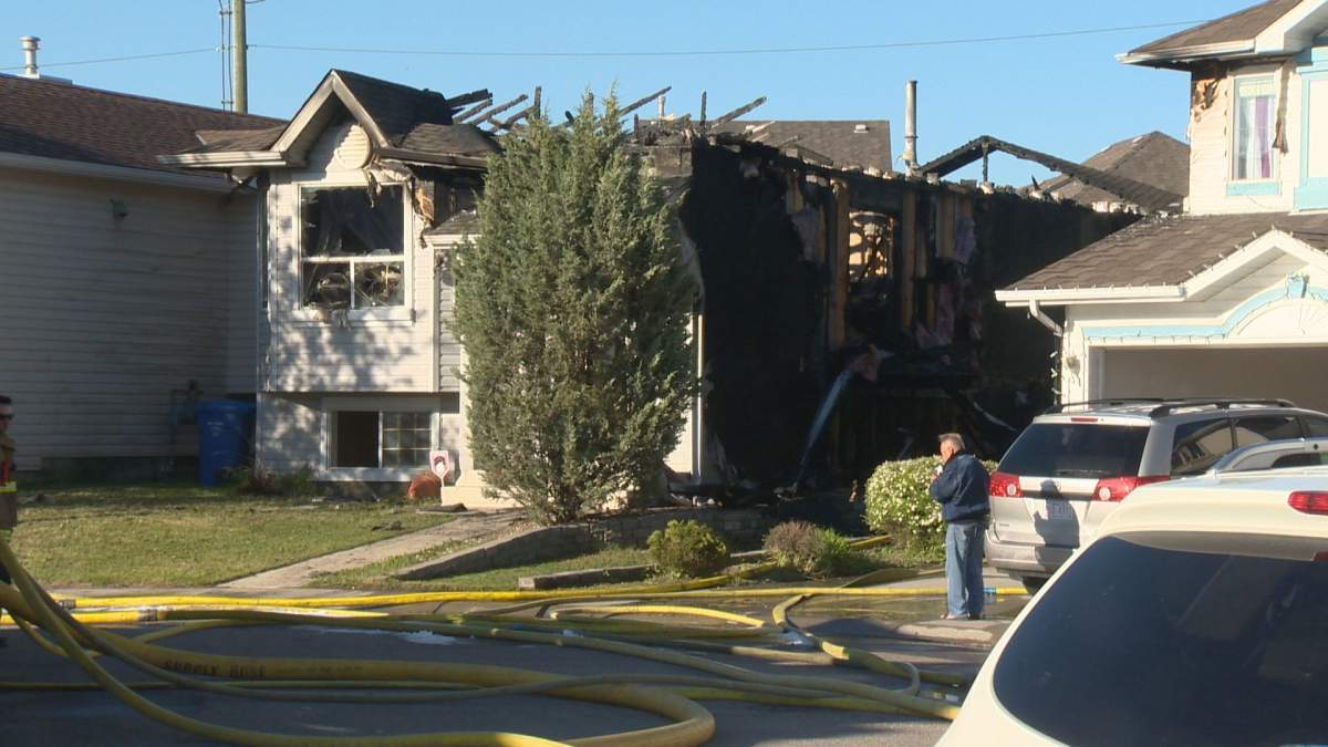 Crews battle a fire in Coral Springs on May 19. 