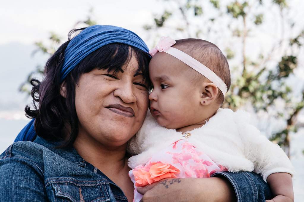 Deanna and her daughter Christa. 