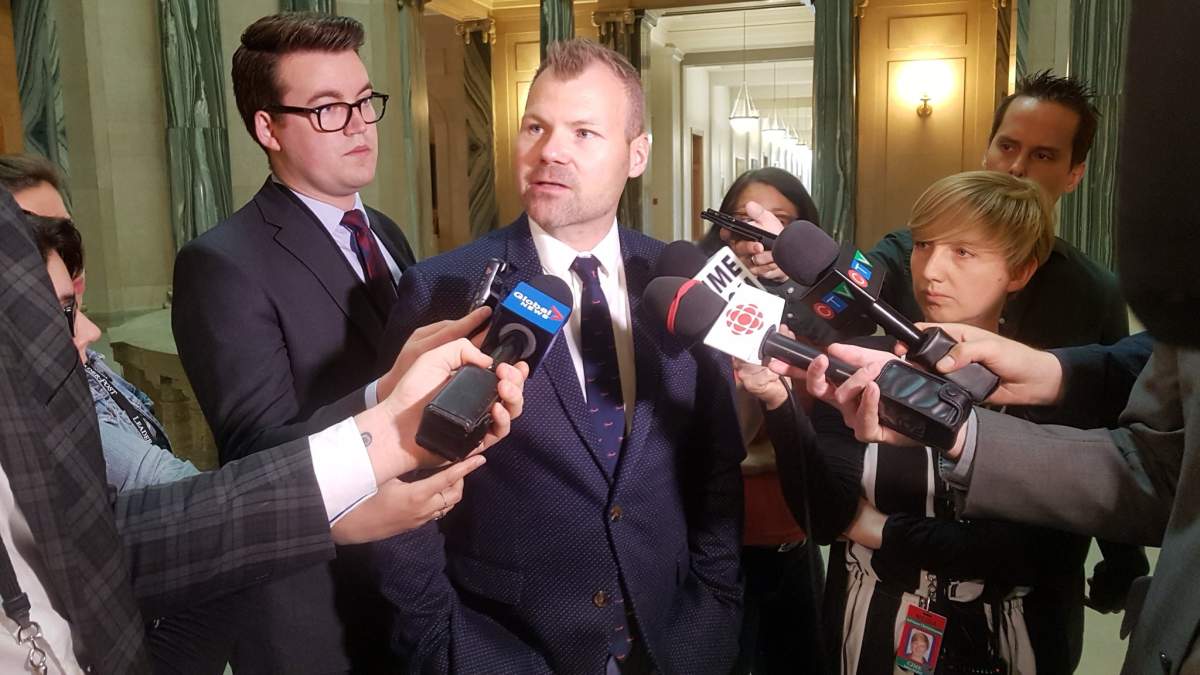 Environment Minister Dustin Duncan says Saskatchewan should still receive $62 million in green infrastructure funding despite carbon tax opposition. 