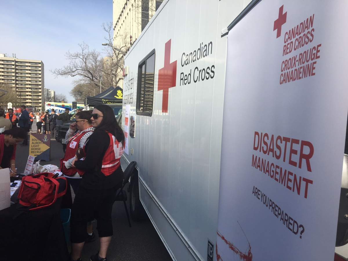 The province hosts an event in Edmonton to launch Emergency Preparedness Week, Thursday, May 3, 2018. 