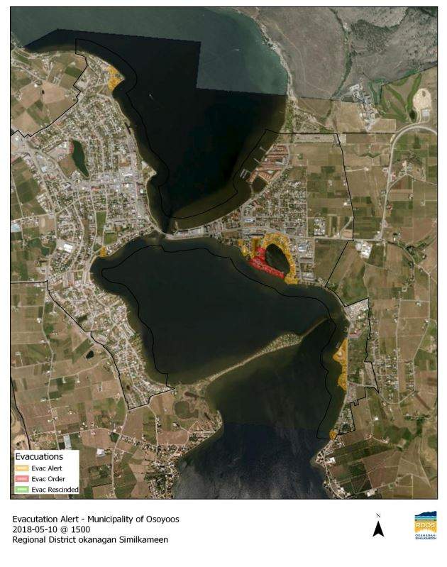 B.C. flooding map 2018: A look at the flooding areas around the province - image