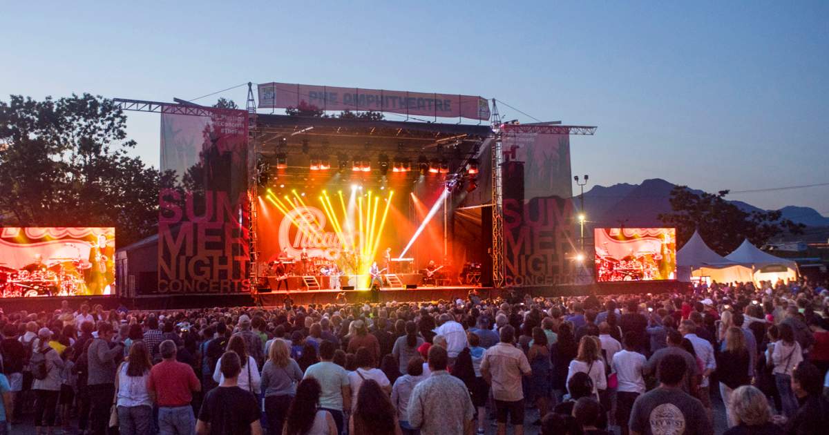 Chicago performs at the 2017 PNE Summer Nights concert series.