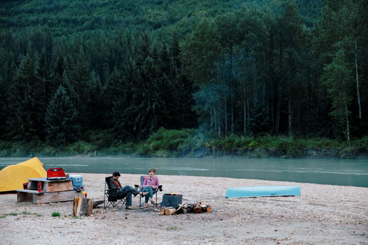 Camping at Exstew Falls in Northern B.C.