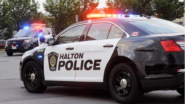 Halton police say a man who allegedly robbed a Burlington convenience store later threatened a homeowner.