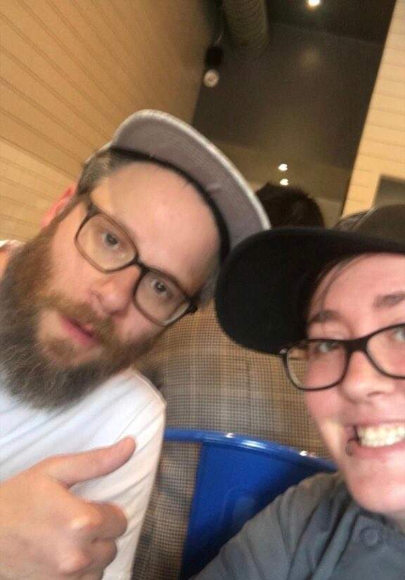 Seth Rogen is in Hamilton.