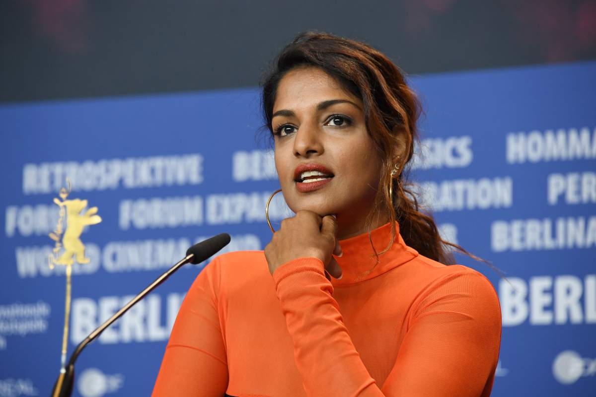 Maya Arulpragasam aka M.I.A. attends the 'Matangi/Maya/M.I.A.' press conference during the 68th Berlinale International Film Festival Berlin at Grand Hyatt Hotel on February 17, 2018 in Berlin, Germany.