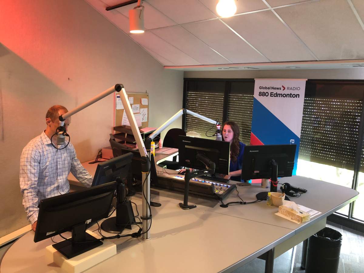 Kevin Robertson and Kerry McAthey anchor the brand new Global News Radio 880 Edmonton.