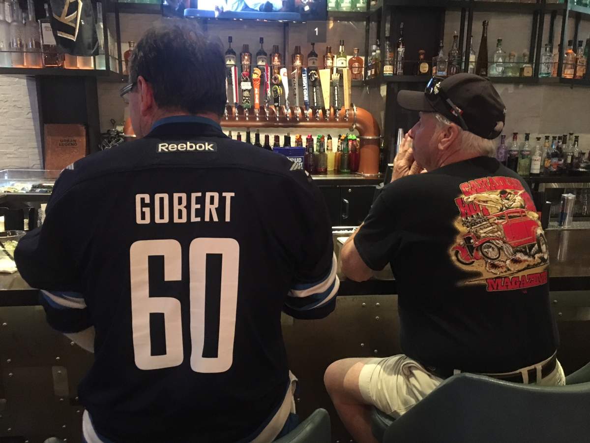 Ted Gobert flew in from B.C. to watch his beloved Winnipeg Jets play in the Western Conference Finals.