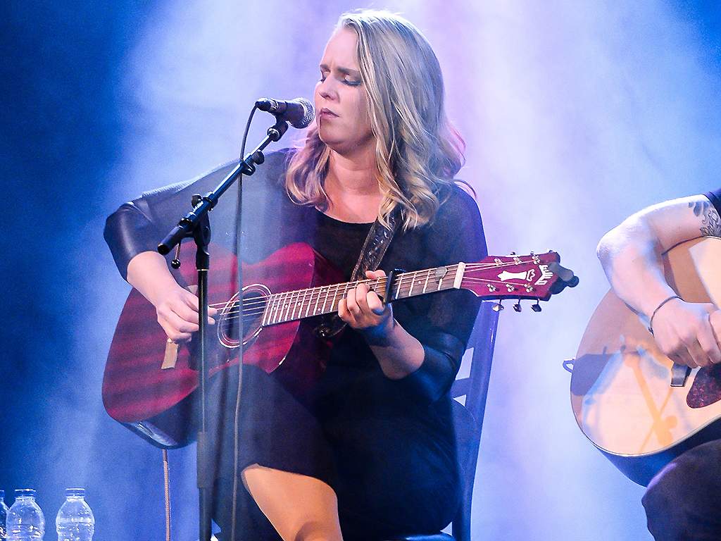 Jessica Mitchell performs at the CMA Songwriters Series held at the Great Hall on Jan. 23, 2018 in Toronto.