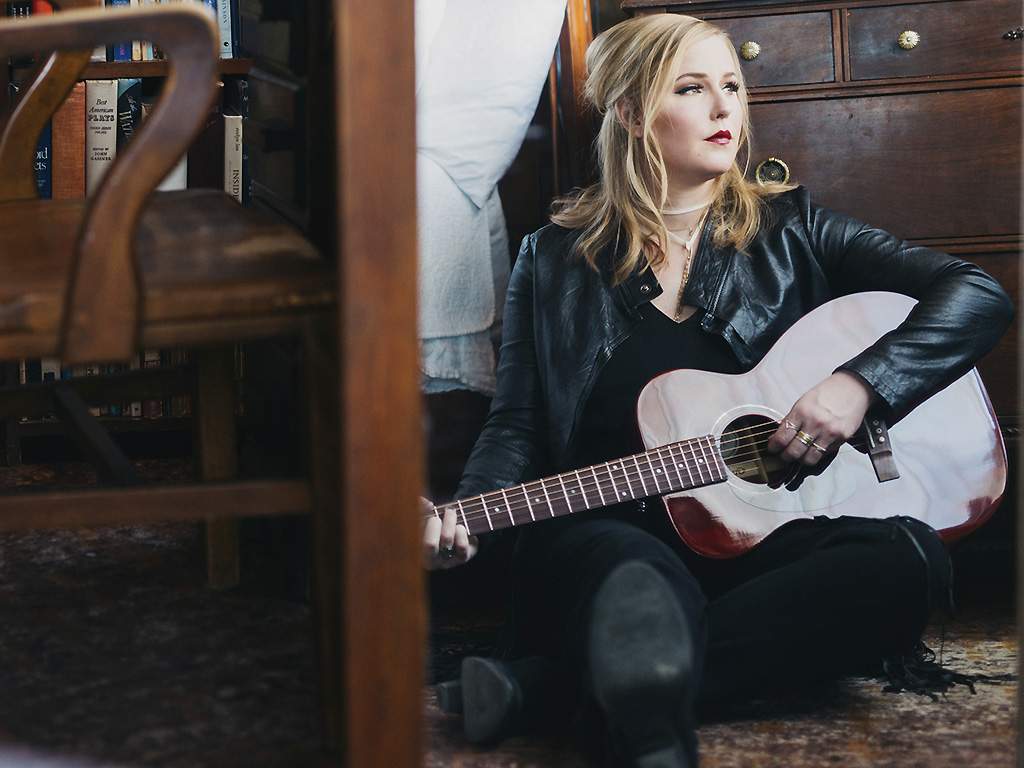 Jessica Mitchell in a publicity shot for her debut album, 'Heart of Glass.'.