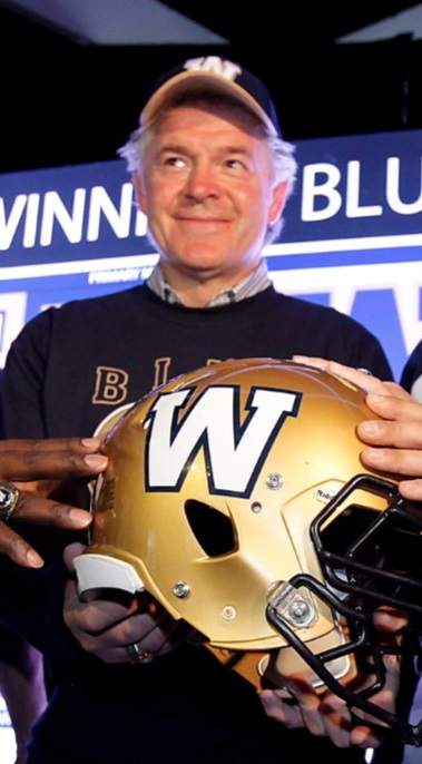 Joe Poplawski at a press conference at Canad Inns Stadium in Winnipeg on Tuesday, April 24, 2012.