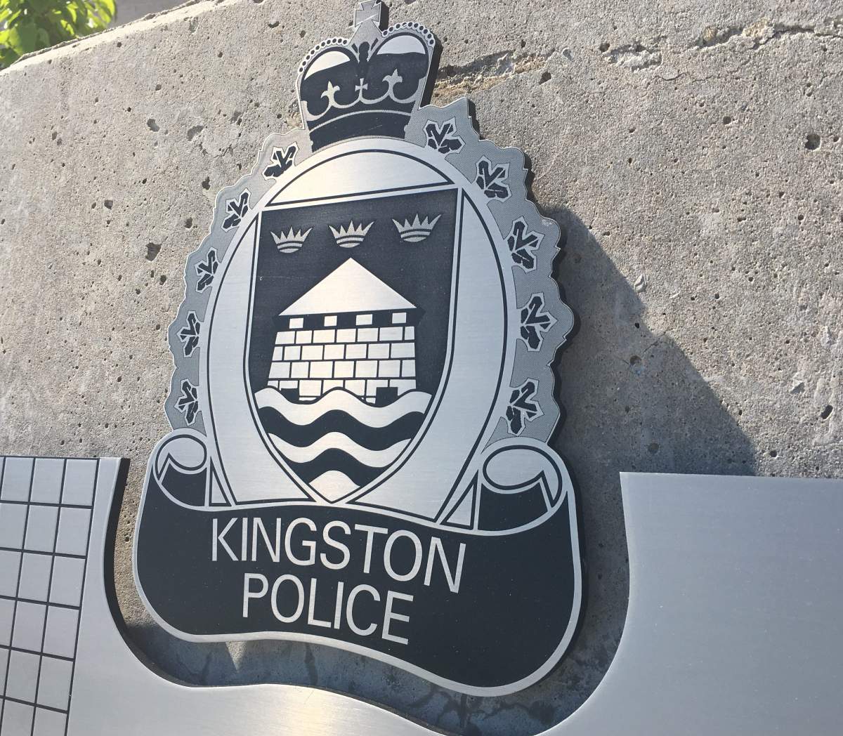 A Kingston man was arrested after police say they found him carrying a bag full of illegal items.