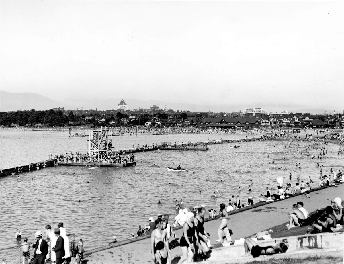 Kits Pool circa 1948.
