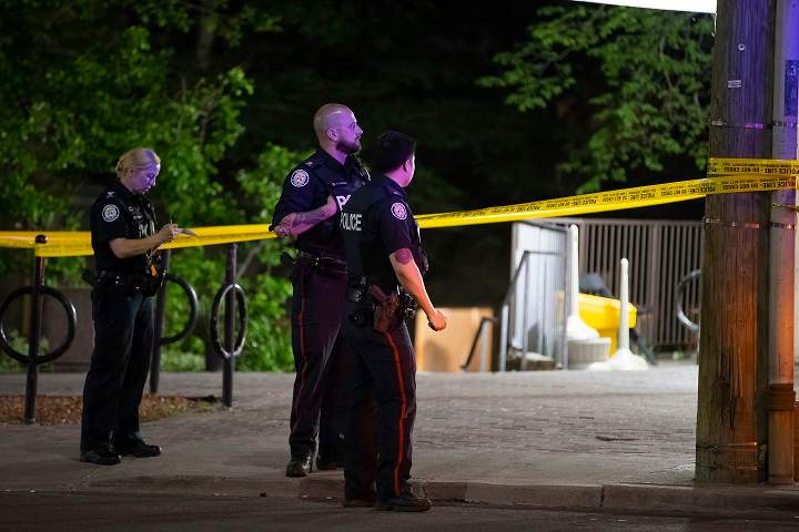 Toronto police say a man is in critical condition after a stabbing in Toronto's east-end. 