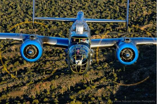 Maid in the Shade – a B-25J Mitchell Bomber – will be among the Second World War aircraft on display at the Peterborough Airport this summer.