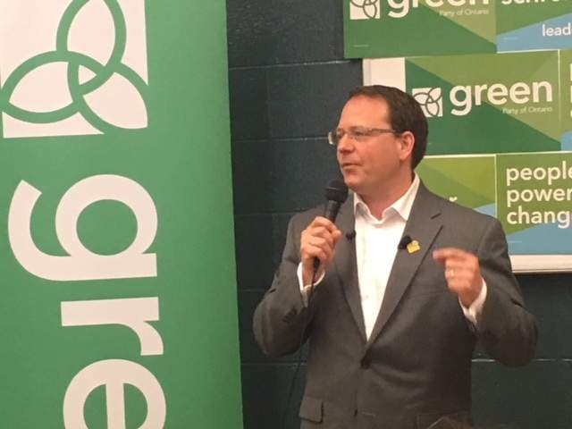 Ontario Green Party leader Mike Schreiner appears in a file photo.
