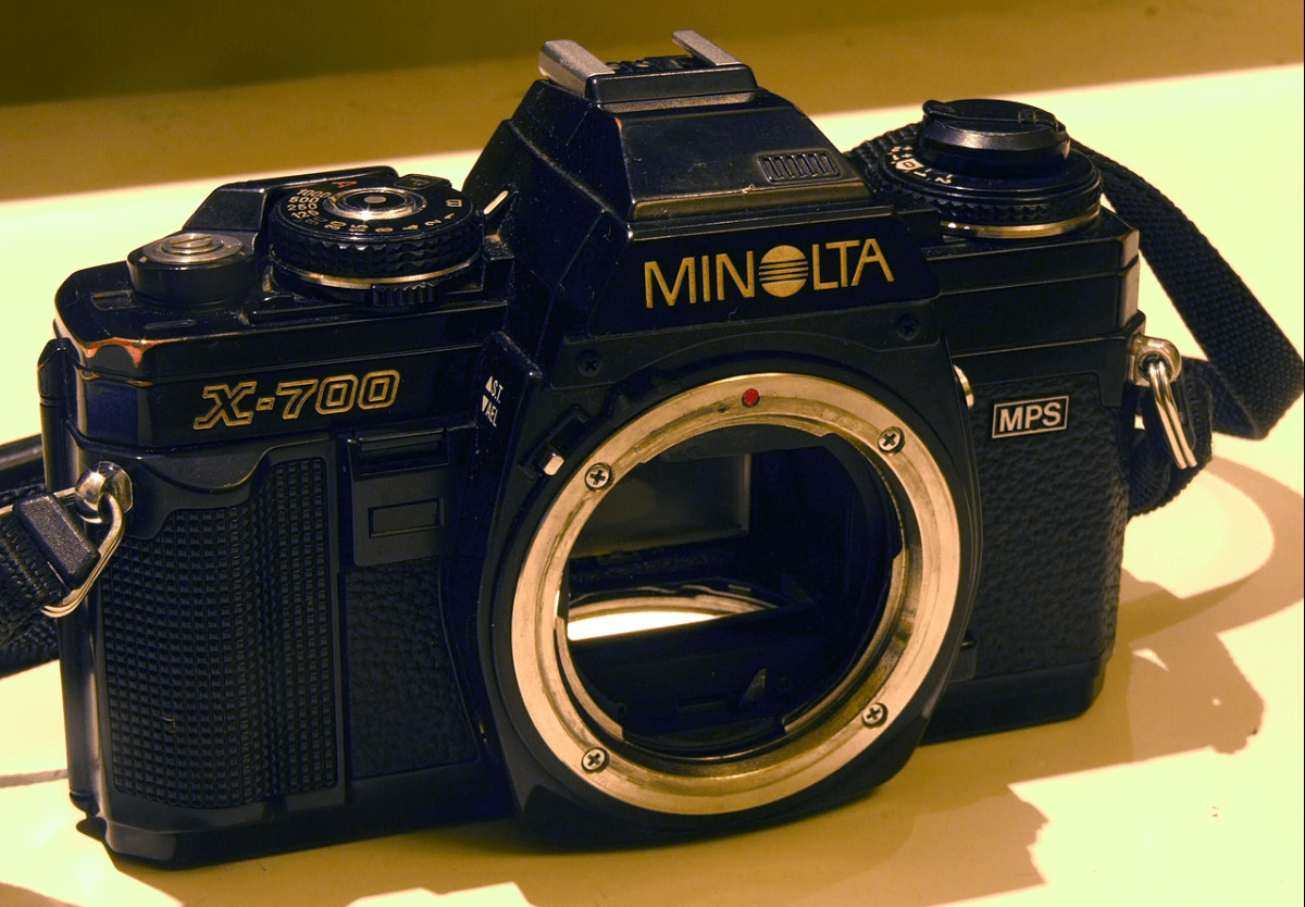 A Minolta camera.