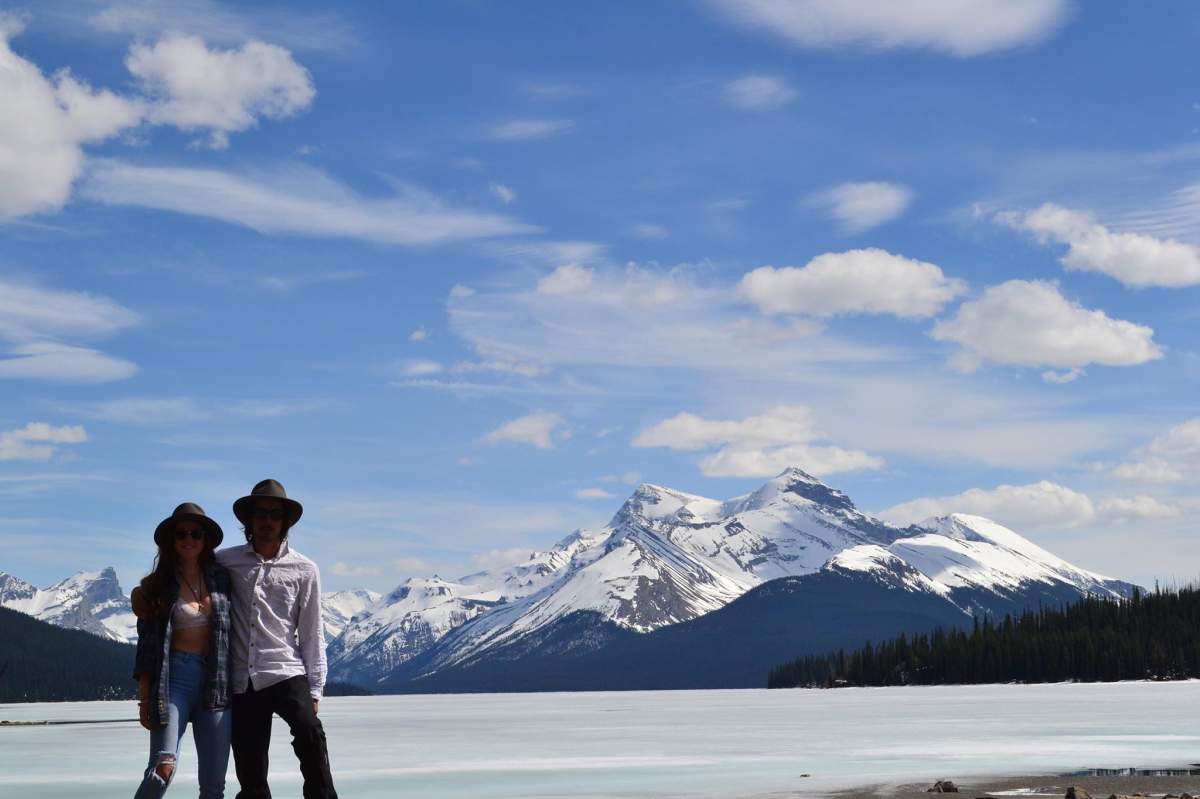 Tame and Hawkins on their adventures through the Rocky Mountains, an environment she said was “unreal.”