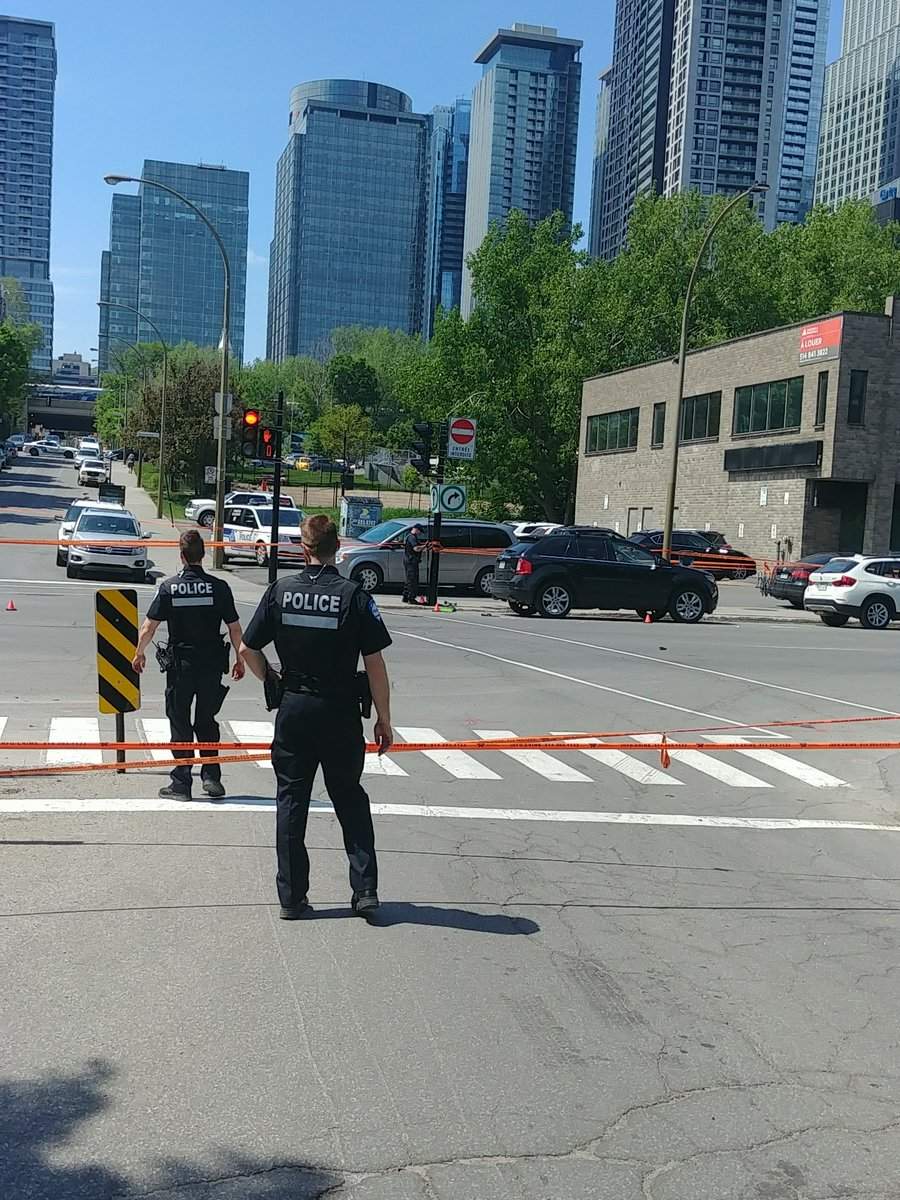 The collision occurred around 11:50 a.m. on Friday.