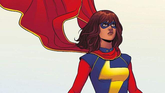 Ms. Marvel – AKA Kamala Khan and Marvel’s first Muslim superhero.