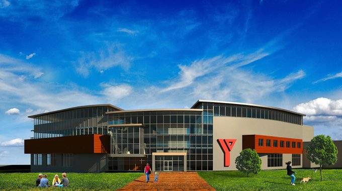 Rendering of a possible new YMCA facility to be constructed in downtown Barrie.
