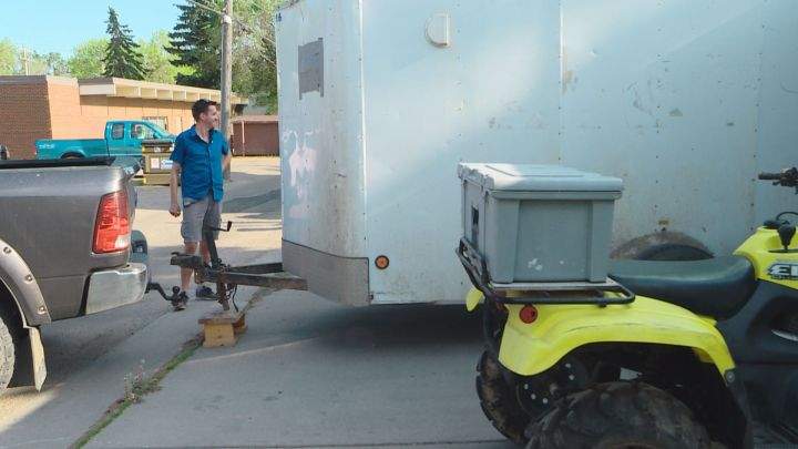He started with a paper clip and after completing a series of trades, Kenton Zerbin was able to acquire a tool trailer he needs for his business.