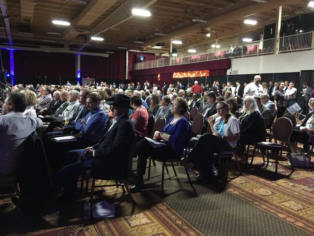 About 2,000 people gathered in Red Deer, Alta. for the United Conservative Party’s policy convention. Saturday, May 5, 2018.