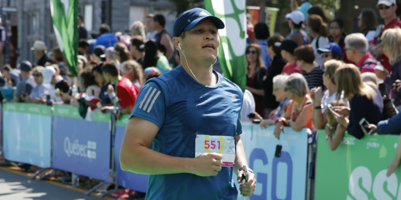 Chief Troy Thompson is looking to raise money to fight childhood obesity by running in the Ottawa Marathon on May 27.