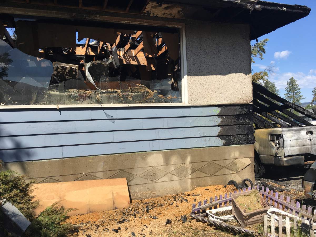 Three construction workers homeless following Kelowna house fire - image