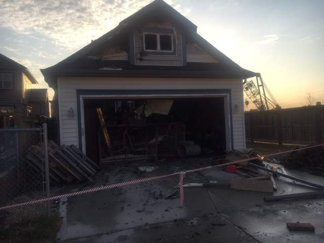 House fire in Sage Creek.