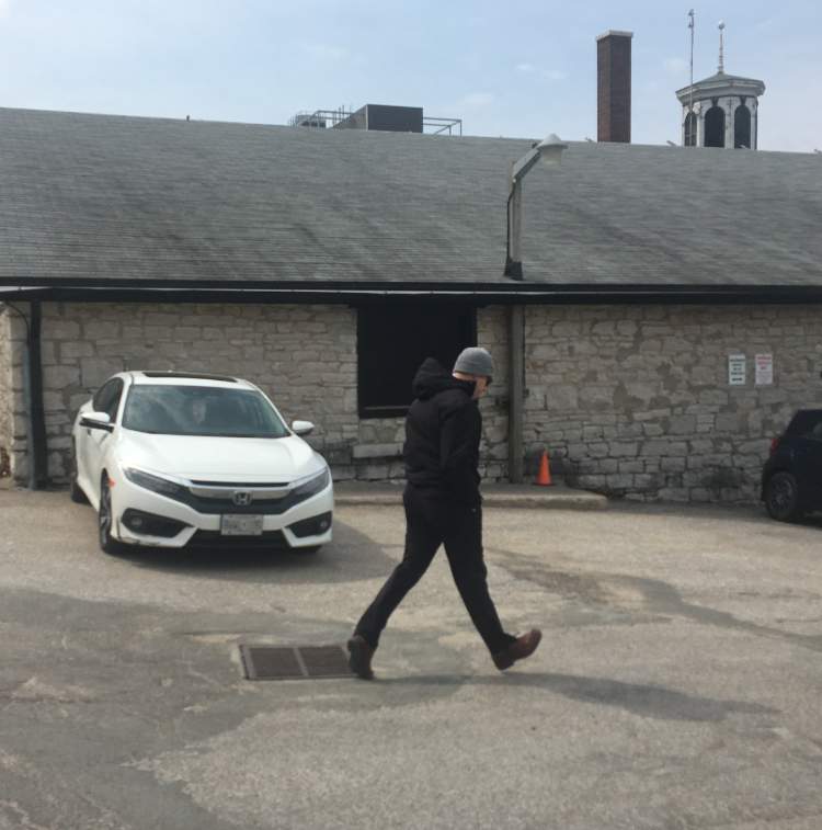 Shawn Roy (above), convicted of sexually assaulting a 20-year-old Barrie woman, leaves the courthouse following sentence hearing May 2.