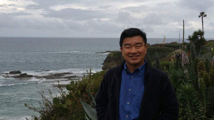 Tony Kim is seen in this photo taken in California in 2016, released to Reuters by the Kim family.