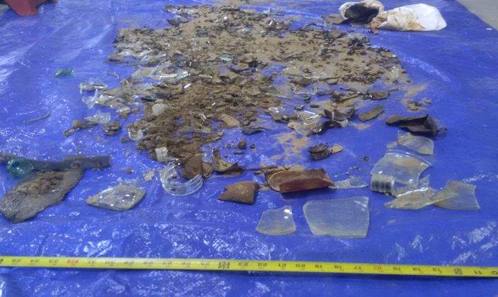 Bracebridge Bay Park was closed this weekend after glass shards and sewing needles were discovered.