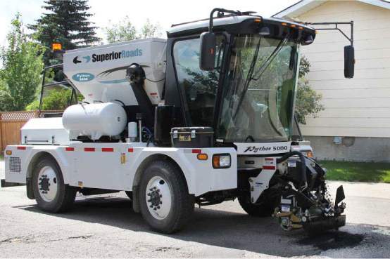 The Python 5000 pothole patcher.