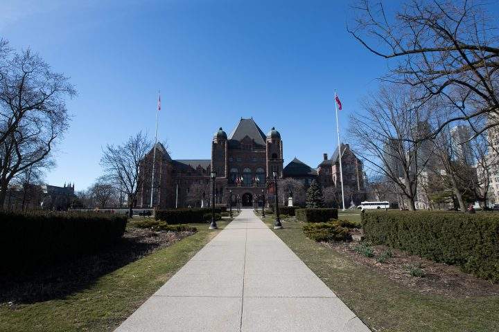 Queen's Park in downtown in Toronto.