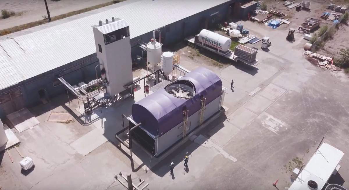 Carbon Engineering’s pilot plant in Squamish, B.C. is seen in this undated handout photo.
