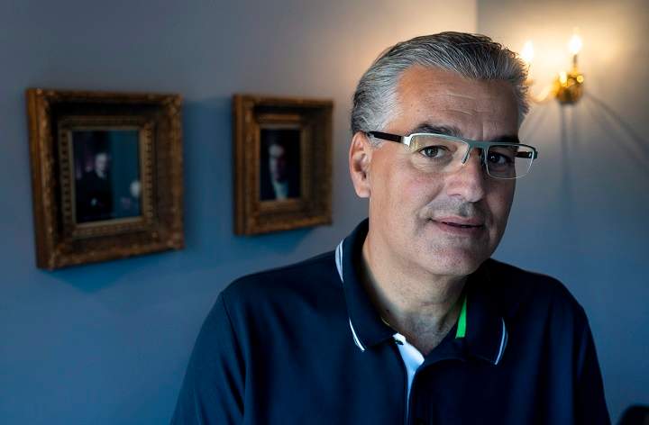 Lino Zambito, star witness in the Charbonneau commission, is seen at his home in Lorraine, Que on Friday, June 15, 2018. 