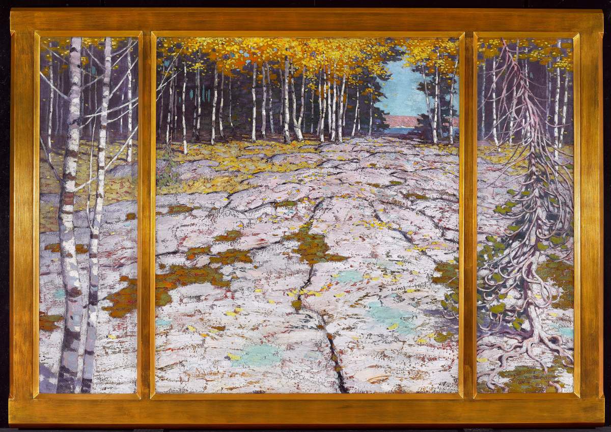 "The Pines" by Robert Houle is shown in this undated handout photo. The Art Gallery of Ontario is set to reopen the J. S. McLean Centre for Indigenous & Canadian Art on Sunday after a months-long overhaul that curators say signals a creative cultural shift for the Toronto institution.