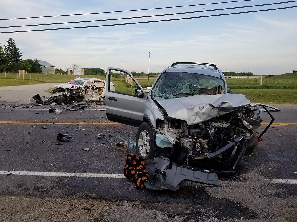 Police were called to the scene of the crash on Highway 7 between Watson Parkway and Jones Baseline on June 20.