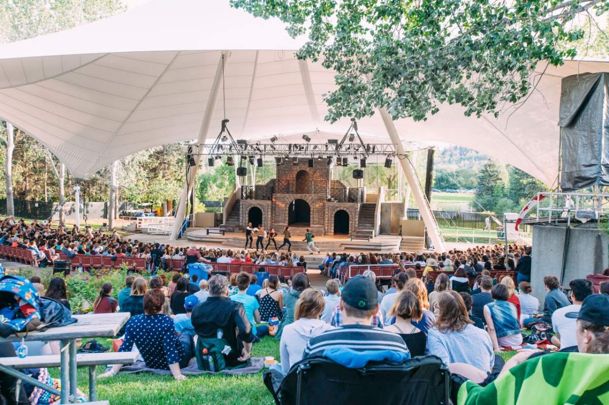 The Heritage Amphitheatre in Edmonton’s Hawrelak Park.