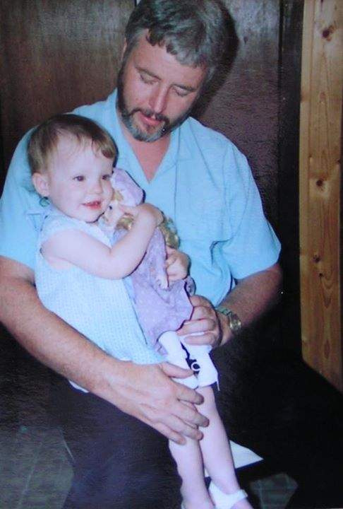 Alys Crocker and her father. Photo provided by Alys Crocker. 