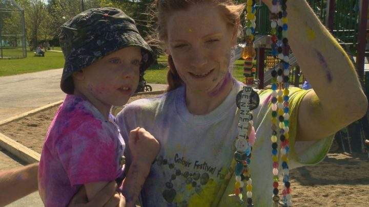 “We just finished our third full necklace, starting our fourth,” Bennett’s mother Madeleine Libke said.